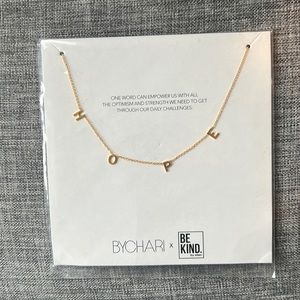 BYCHARI HOPE necklace, gold